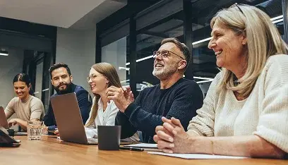 Team collaboration meeting
